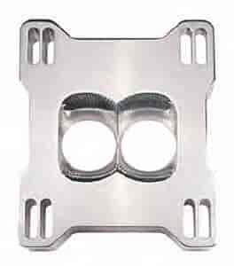 Transition Blend Carburetor Spacer 2-Barrel to Square Flange/Q-Jet/Thermo-Quad 4-Barrel Adjustable Adapter/Spacer
