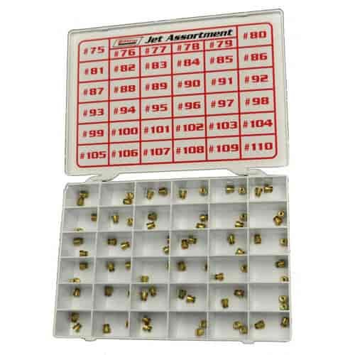 Gas Jet Assortment Jet Sizes 75 through 110