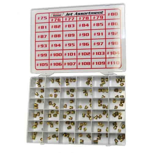 Gas Jet Assortment Jet Sizes 75 through 110