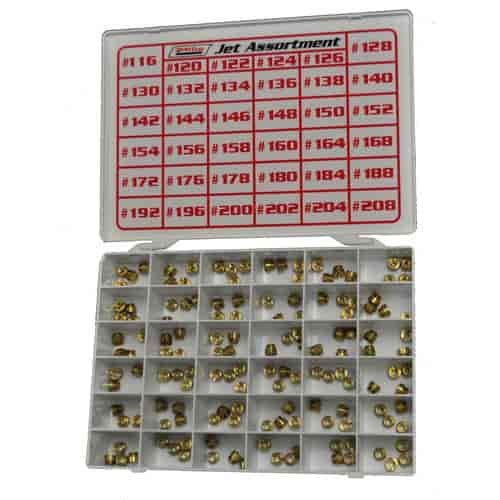 Alcohol Jet Assortment Jet Sizes 116 through 208