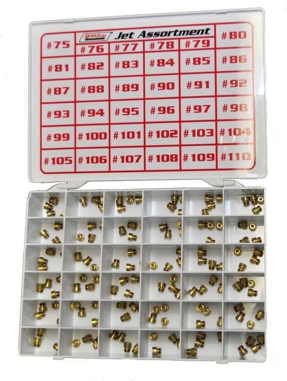 Gas Jet Assortment Jet Sizes 75 through 110