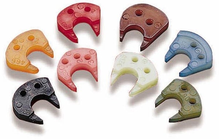 Accelerator Pump Cam Assortment Various Sizes/Colors