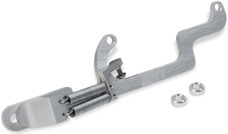 Throttle Return Spring Bracket Fits FX 4500 Series Carburetors - Clear Finish