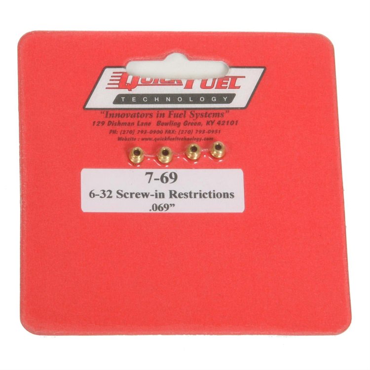 6-32 Screw-in Restriction