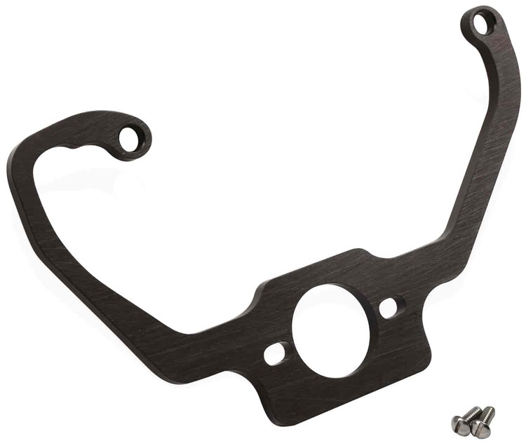 Brawler Fuel Pressure Regulator Bracket Fits 4150/4160 Carburetors Billet Aluminum w/Black Finish