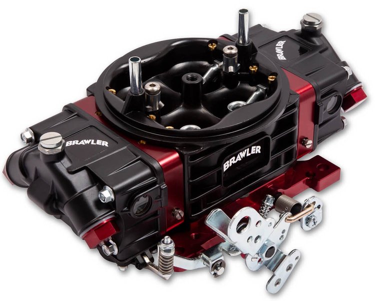 BR-67332 Brawler Race Carburetor 850 CFM Mechanical Secondary / 4150 [Black/Red]