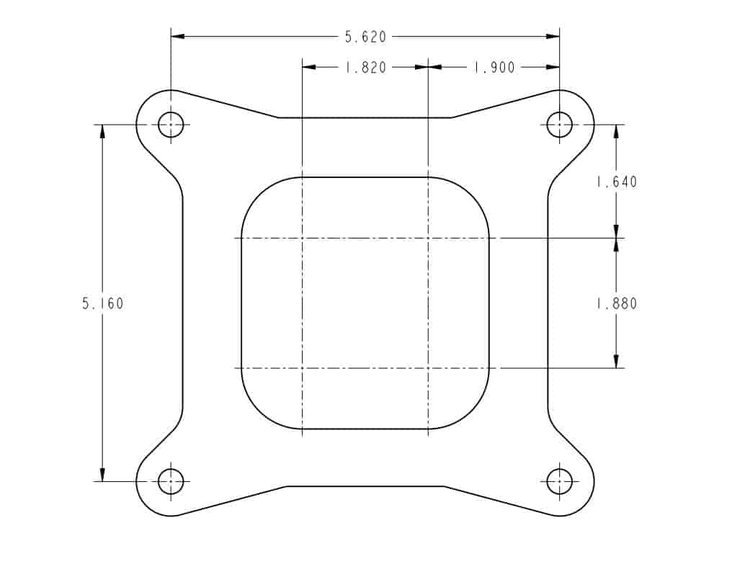 Marine Carburetor 500 CFM
