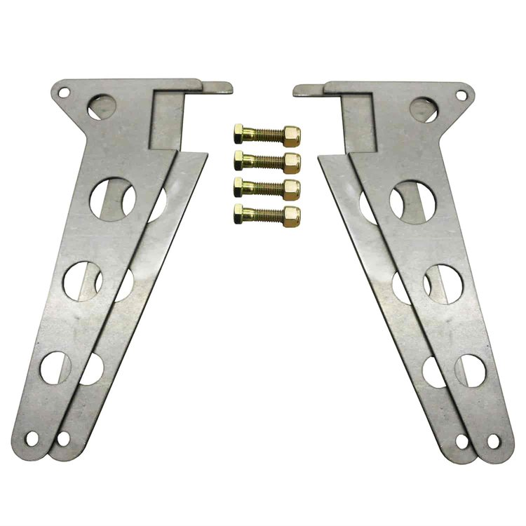 Wheelie Bar Bracket Kit 2 in. x 3 in. Square Axle Tubes