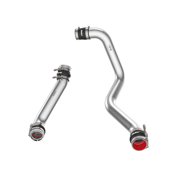 115026130 Charge Air Pipe Kit Fits Select GM 6.6L Duramax L5P [Brushed]