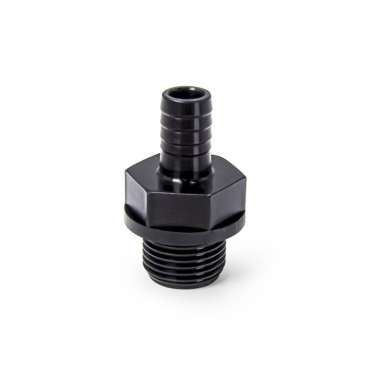116005033 Coolant Fitting 3/8" barb to M18-1.25