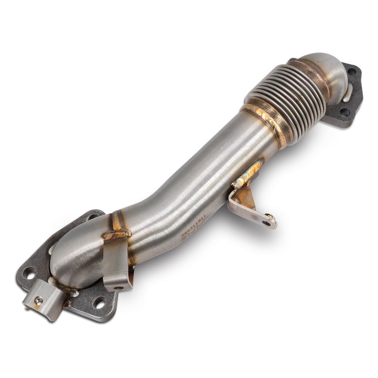 116112550 Duramax 2017-2024 Up-Pipe [Passenger Side, 2 in. 304 Stainless Steel, High-Flow Exhaust]