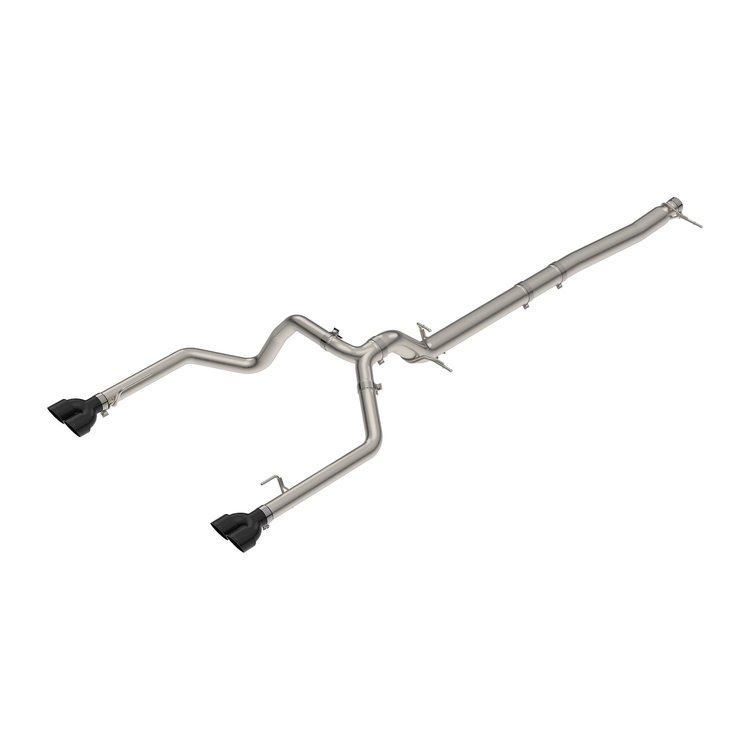 117160020 304 Stainless Steel DPF-Back Performance Exhaust Kit, Dual Exit Fits Select GM 3.0L Duramax