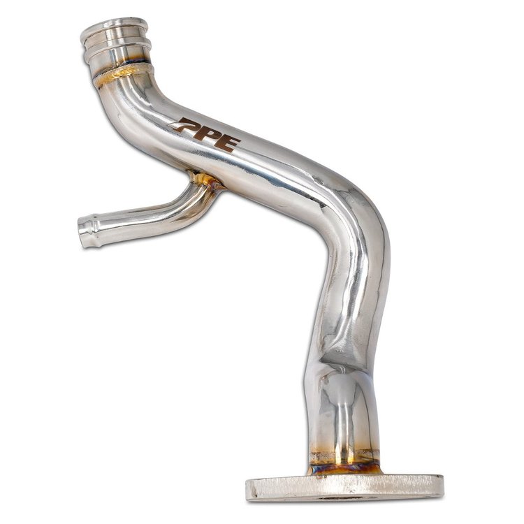 119000730 Coolant Bypass Tube LBZ LMM - Water Pump to Thermostat Housing Polished