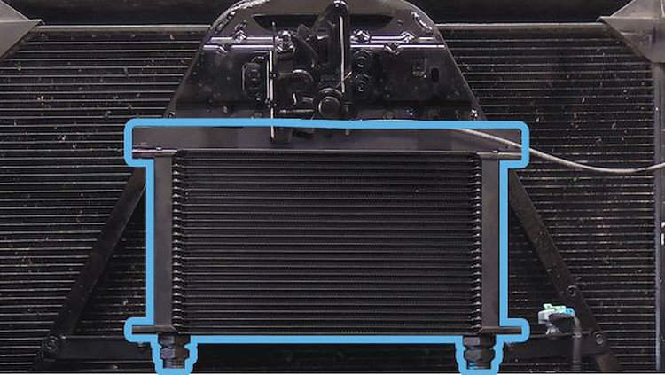 124060000 Performance Transmission Cooler Orange Clips 2001-2003