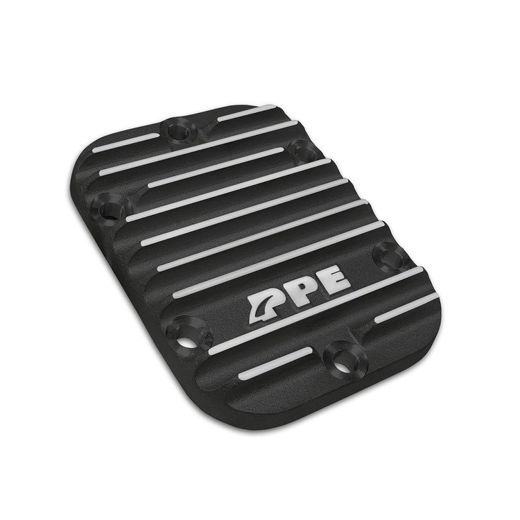 128060010 PTO Side Plate Covers (Pair) Cast Alum - Brushed