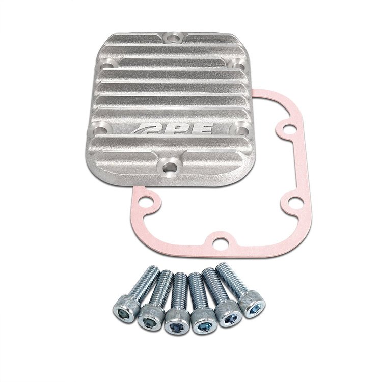 128060110 PTO Side Cover - 1 Cvr 1 Gsk 6 bolts - Brushed