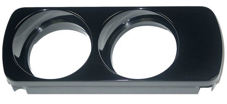 148002000 2G OH Gauge Mount Black w/o Switch