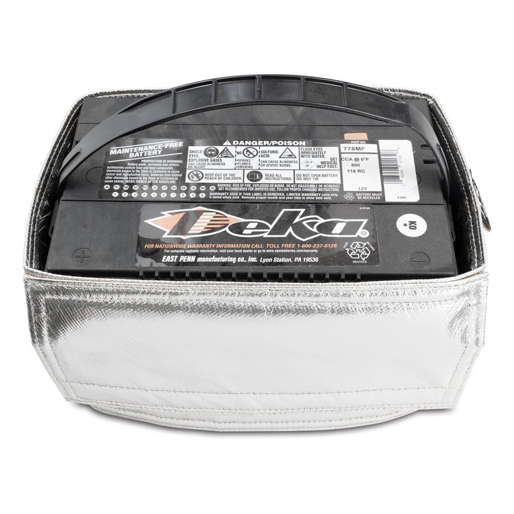 149002035 Heat Shield Battery Side Post Silver