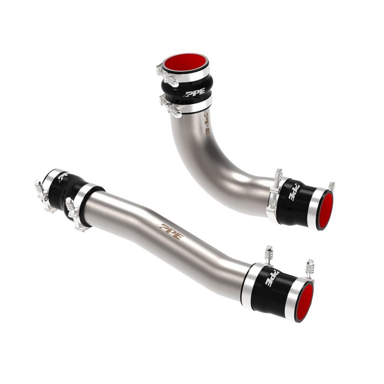 215021610 2010-2012 Dodge RAM Cummins 6.7L Intercooler Charge Pipe Kit - Stainless Steel [Brushed]
