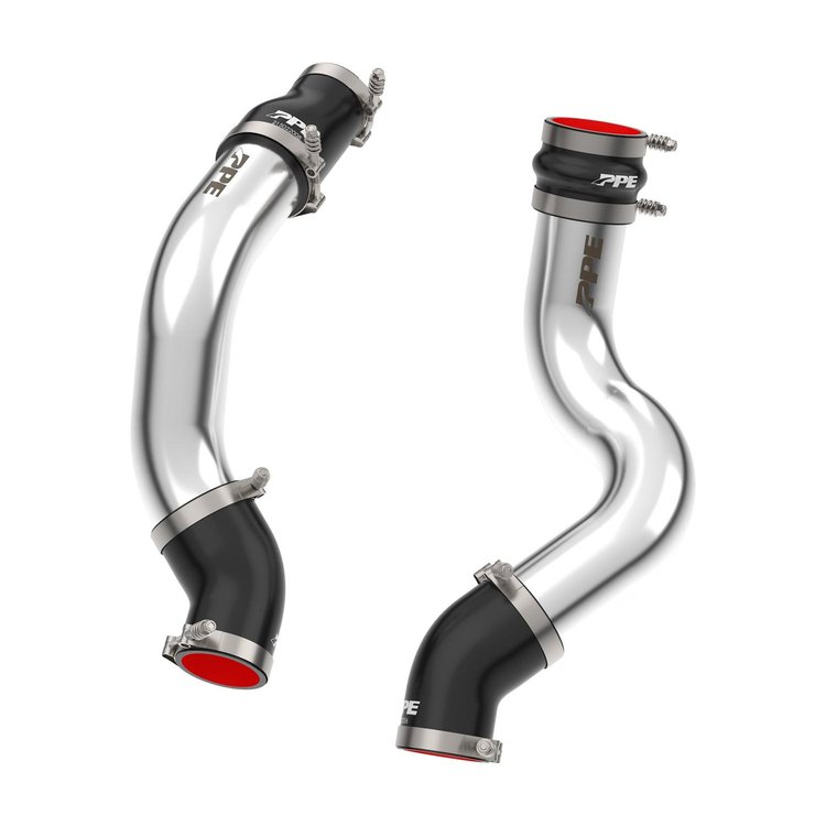 215022030 Hot and Cold Side Intercooler Charge Pipe Kit Fits Select RAM 6.7L Cummins [Polished]