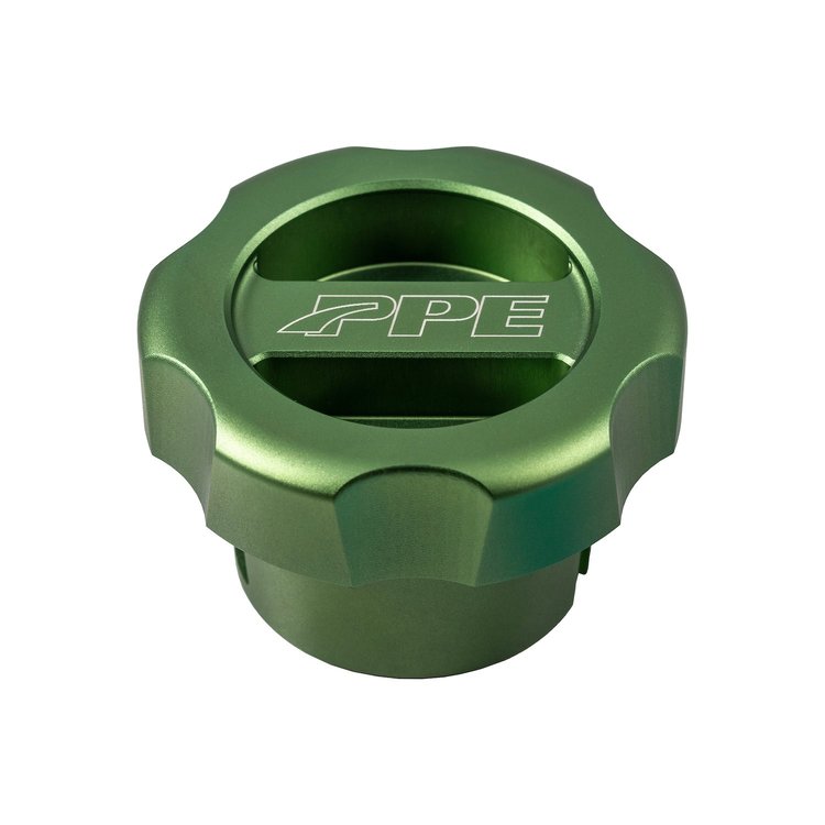 273003000 Billet Fuel Cap with Built-In Magnet Fits Select RAM HD 6.7L Cummins, 2019-2023 RAM 1500 3.0L EcoDiesel