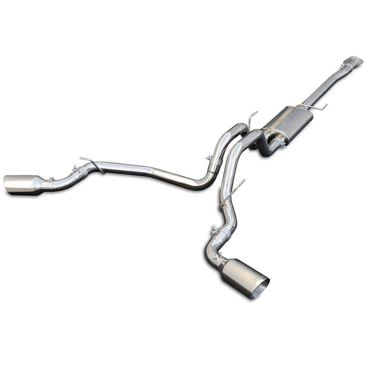 317043030 Exhaust Cat-Back Ford F150 (2015-2022) Polished Tube Polished Tips