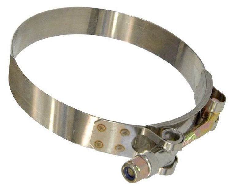 515500450 5.0" T-Bolt Clamp Fits PPE 4.5" ID Hose / Range 121-129mm