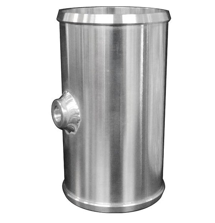 515900275 Billet Aluminum Coupler 1/8 in. Npt 2.75 in. OD X 5 in. Long