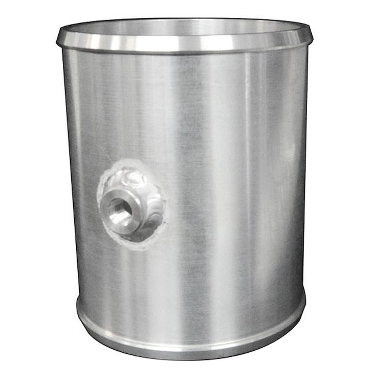 515900400 Billet Aluminum Coupler 1/8 in. Npt 4 in. OD X 5 in. Long