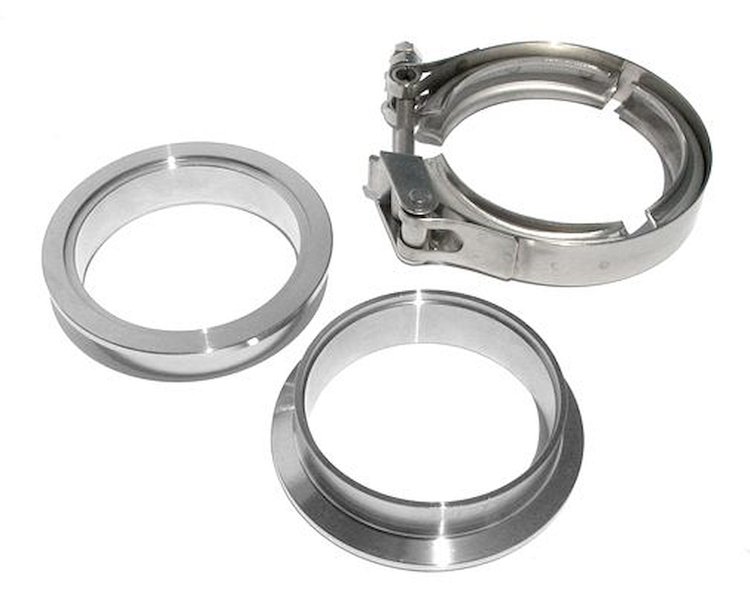 517227503 2.75 in. QR Aluminum V-Band 3 Pc Set 1C 1M 1F