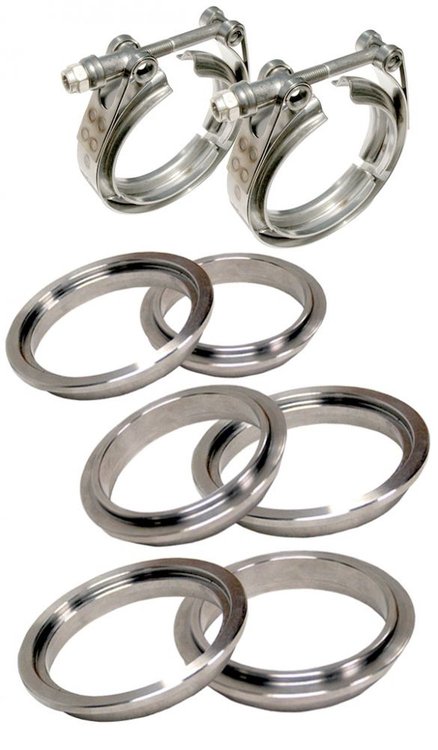 517340008 4" V-band - 8 piece set (2C 3M 3F)