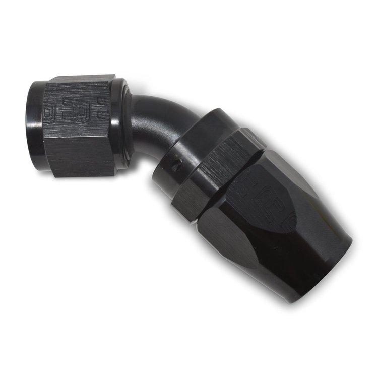 Full Flow Hose End 45-Degree [-6 AN, Swivel]