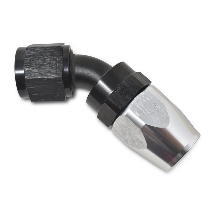 Full Flow Hose End 45-Degree (Swivel)
