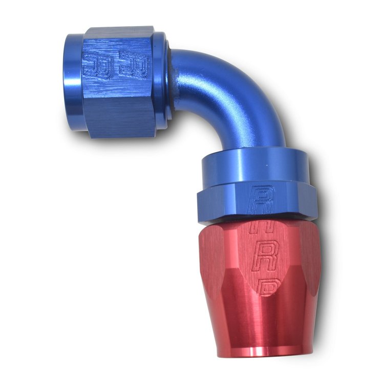 Full Flow Hose End 90-Degree (Swivel)