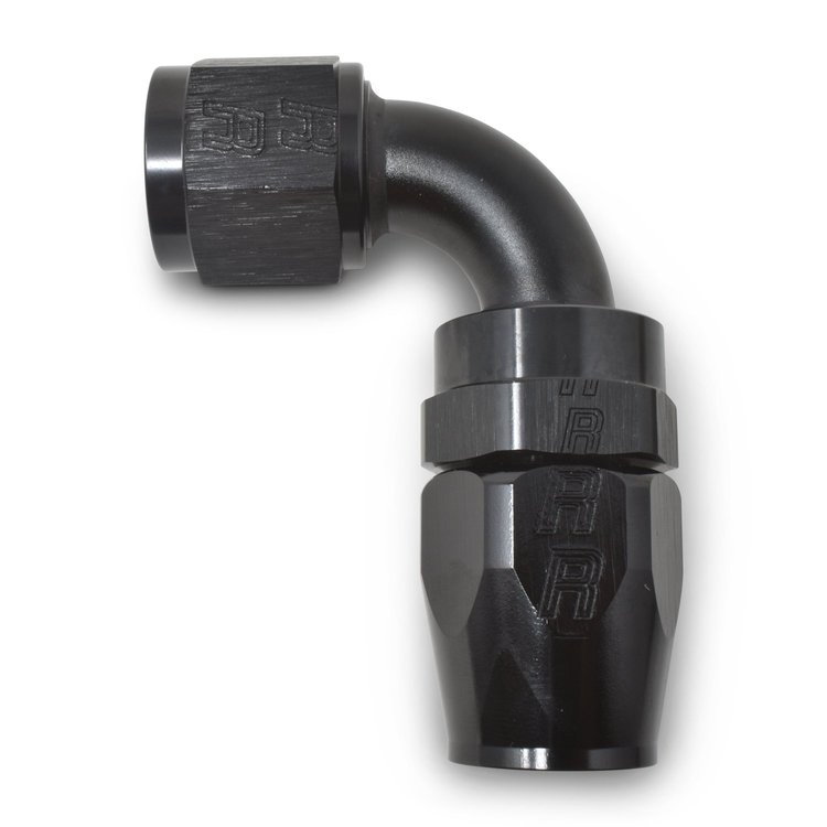 Full Flow Hose End 90-Degree [-6 AN, Swivel]