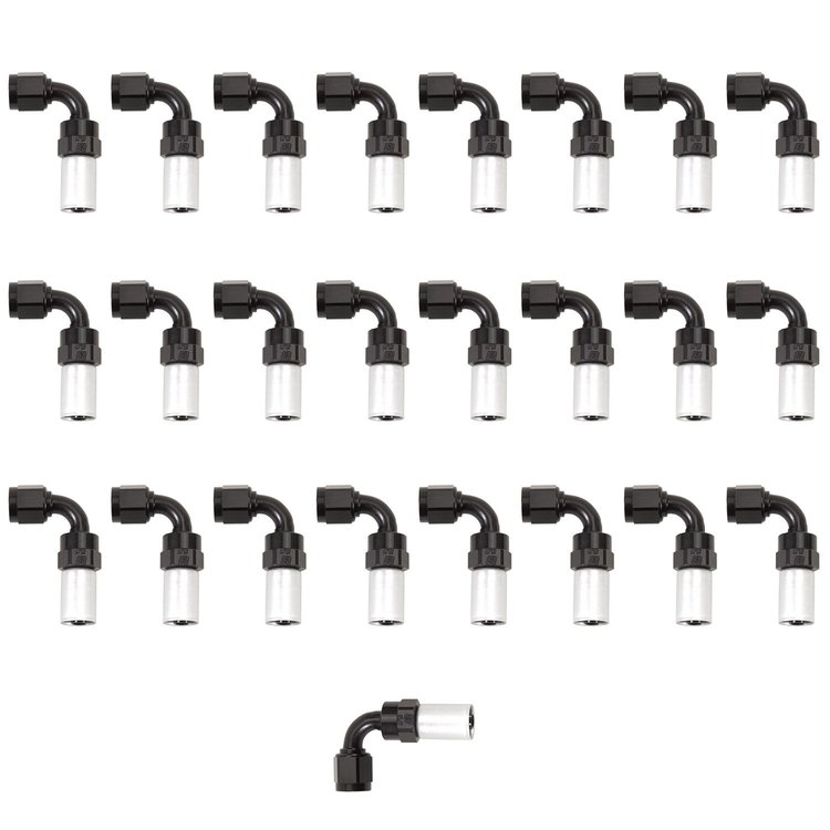 ProClassic Crimp-On Hose Ends 90-Degree