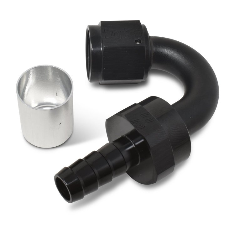 ProClassic Crimp-On Hose End 150-Degree Tight Radius