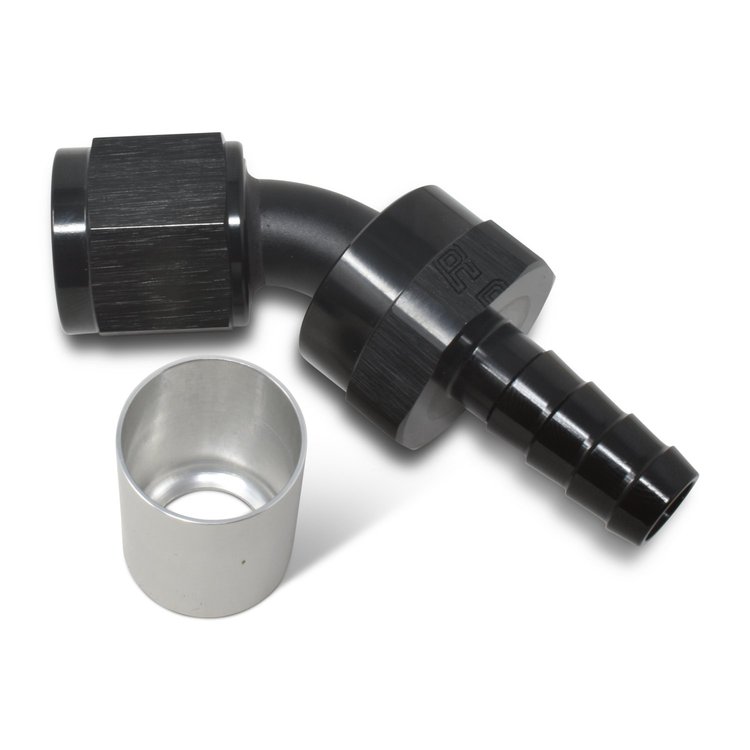 ProClassic Crimp-On Hose End 45-Degree