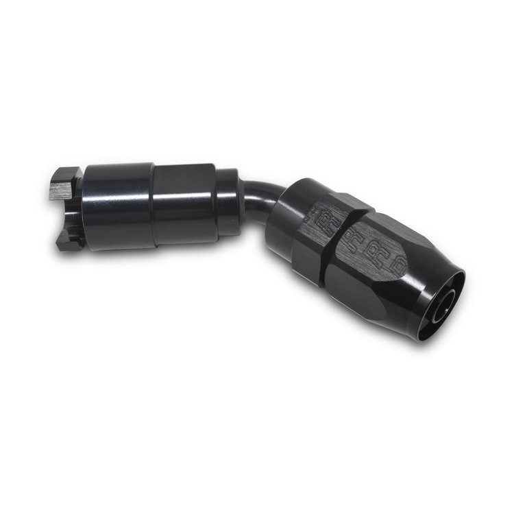 EFI SAE Female Quick-Connect Hose End Fitting 45-Degree