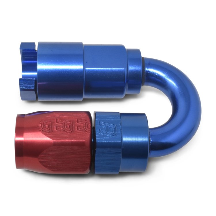 EFI SAE Female Quick-Connect Hose End Fitting 180-Degree