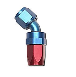 Full Flow Swivel Hose End 45-Degree