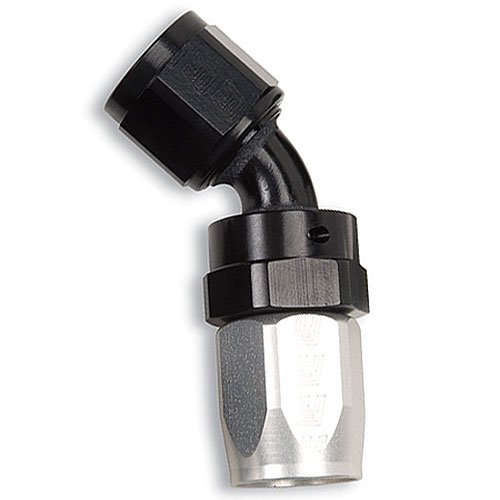 Full Flow Swivel Hose End 45-Degree