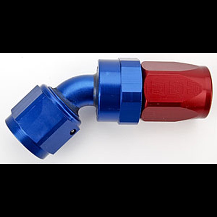 Full Flow Swivel Hose End 45-Degree