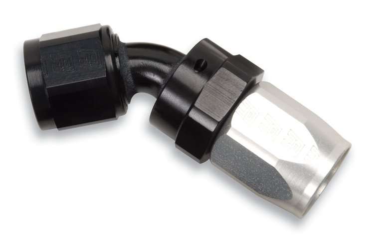 Full Flow Swivel Hose End 45-Degree
