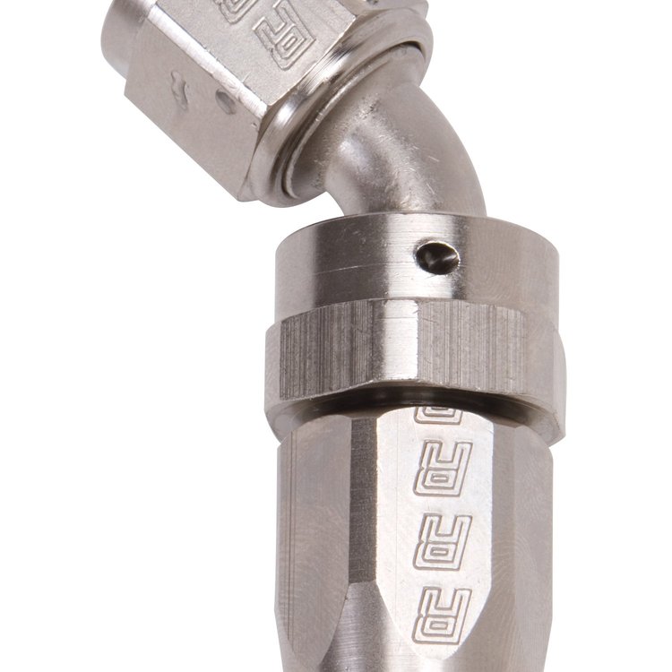 Full Flow Swivel Hose End 45-Degree