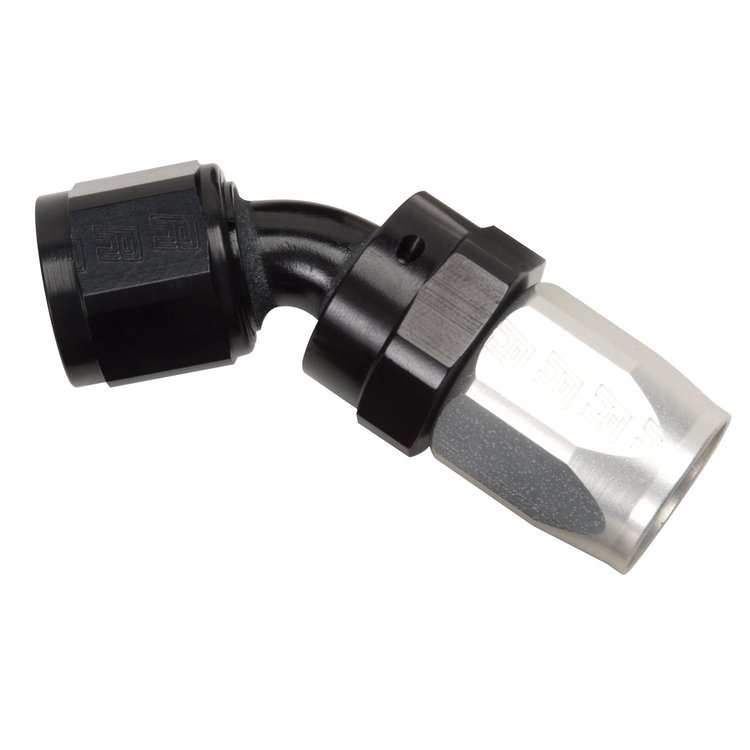 Full Flow Swivel Hose End 45-Degree