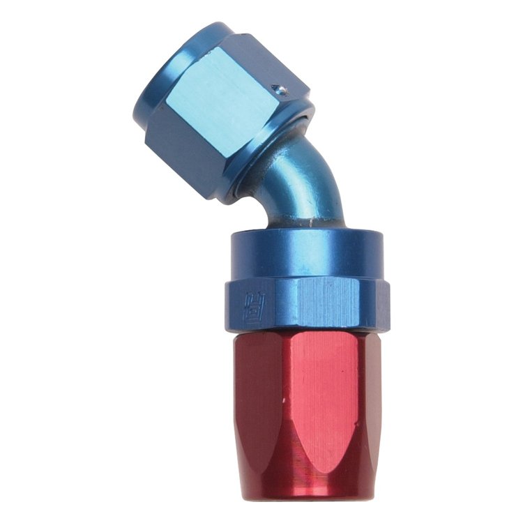 Full Flow Swivel Hose End 45-Degree