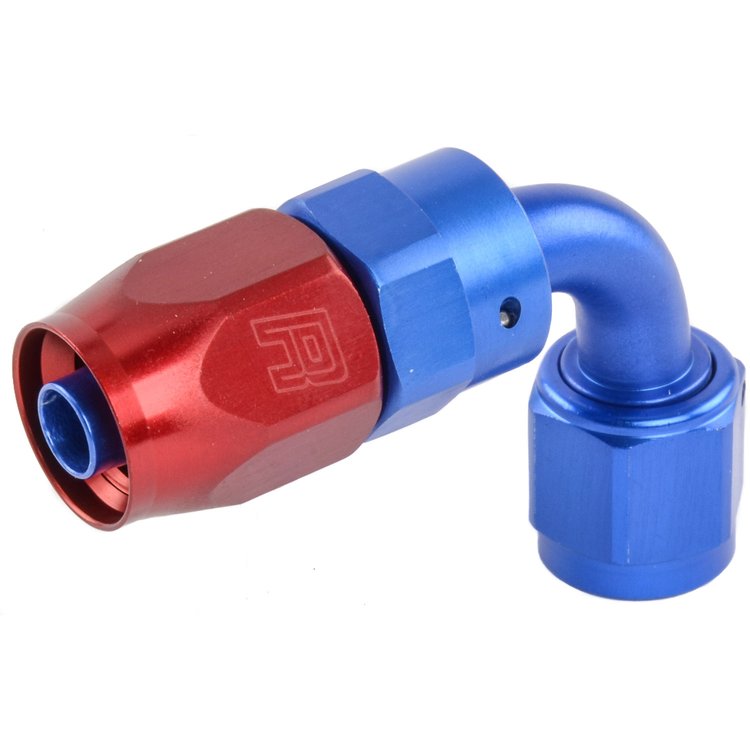 Full Flow Swivel Hose End 90-Degree