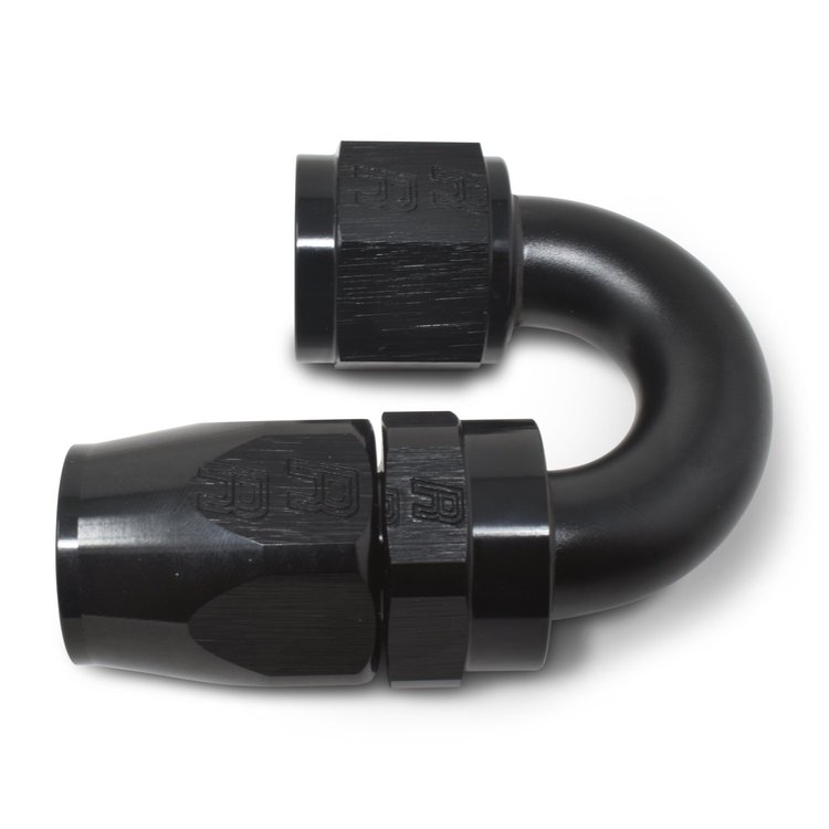 Full Flow Swivel Hose End 180-Degree [-6 AN, Swivel]