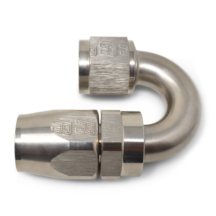 Full Flow Swivel Hose End 180-Degree